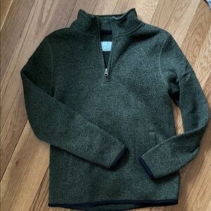 Class Club Kids' Olive Quarter-Zip Sweater